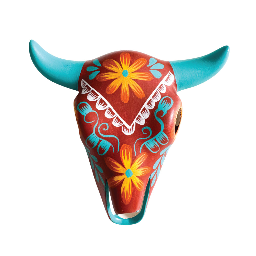 Navajo Turquoise Cow Skull