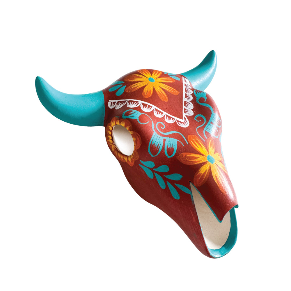 Navajo Turquoise Cow Skull