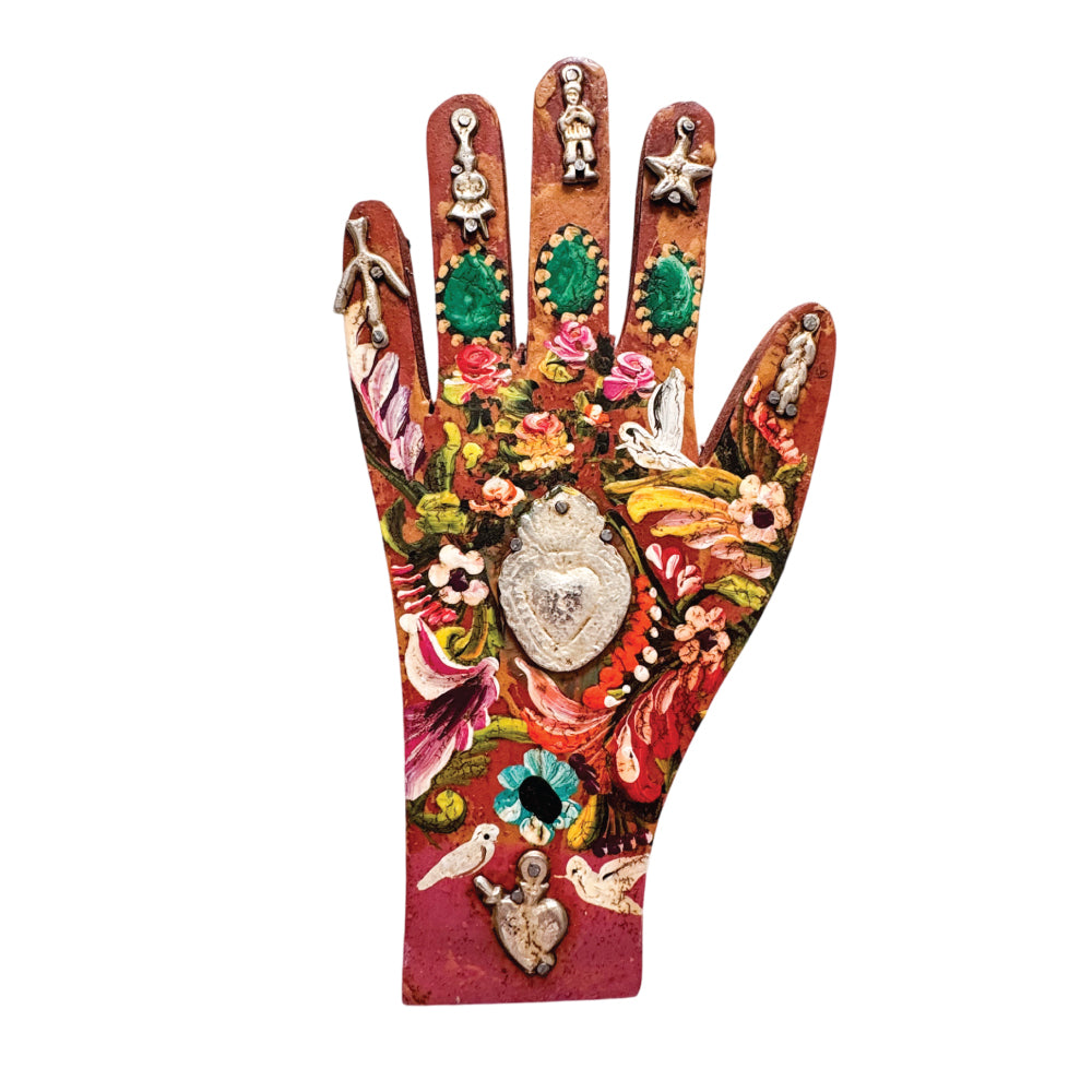 Large Vintage Wooden Hand - 1