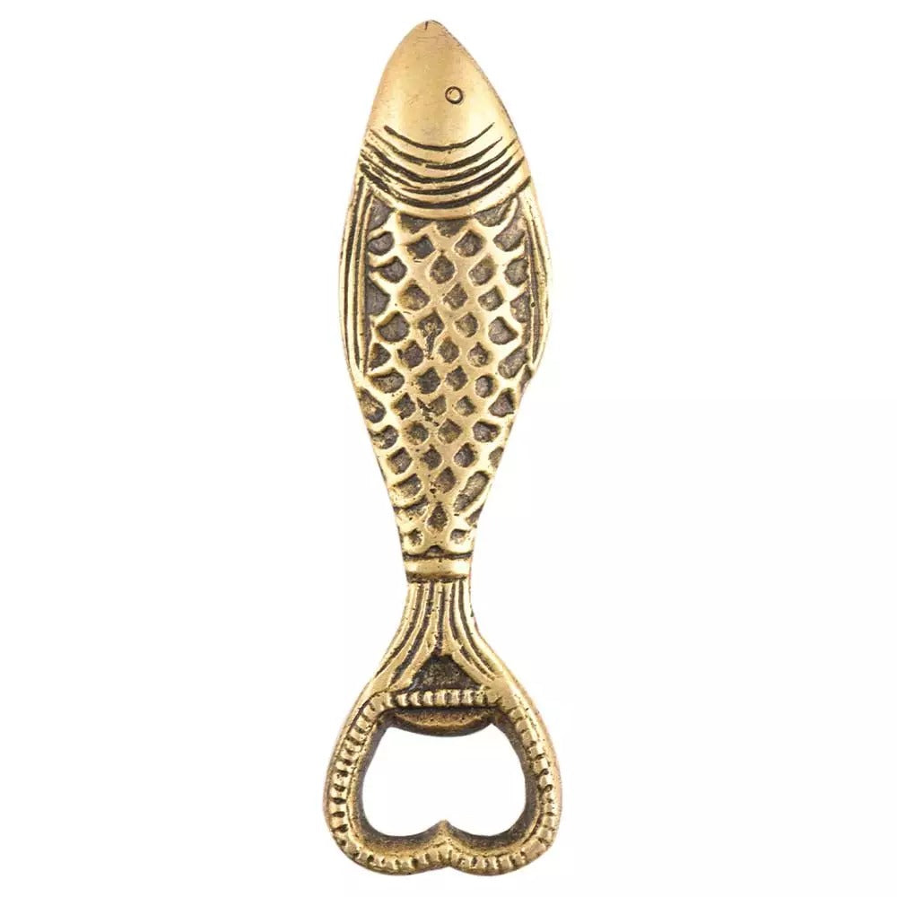 Brass Fish Bottle Opener