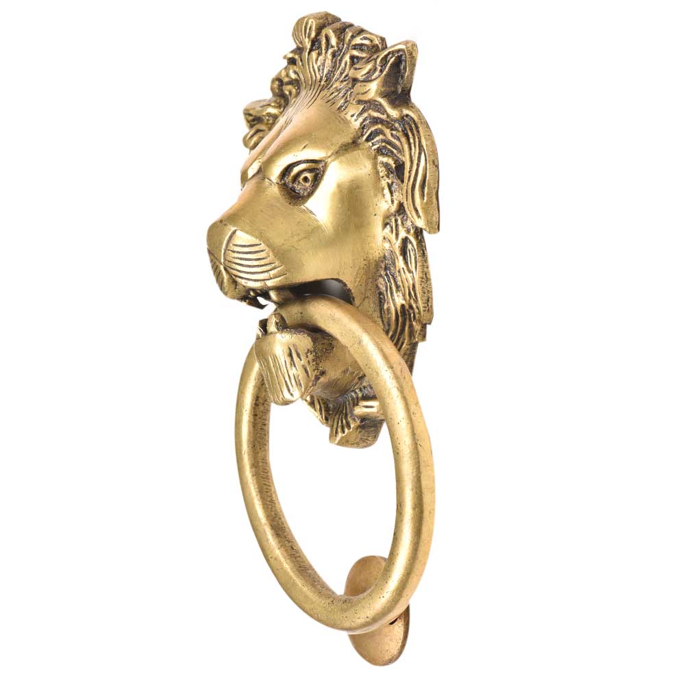 Brass Lion Door Knocker