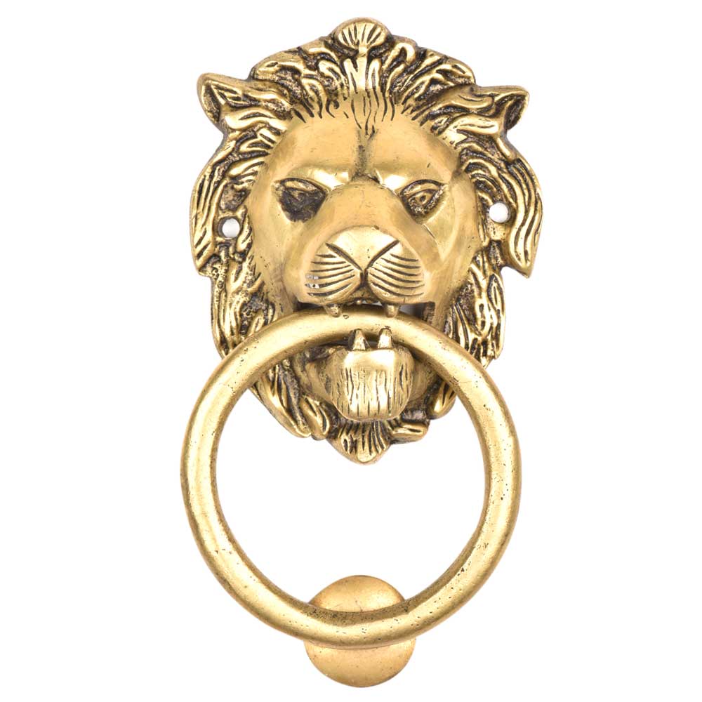 Brass Lion Door Knocker